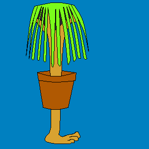 One-Footed Potted Tree