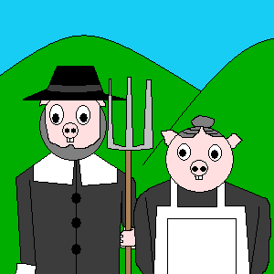 Amish Pigs